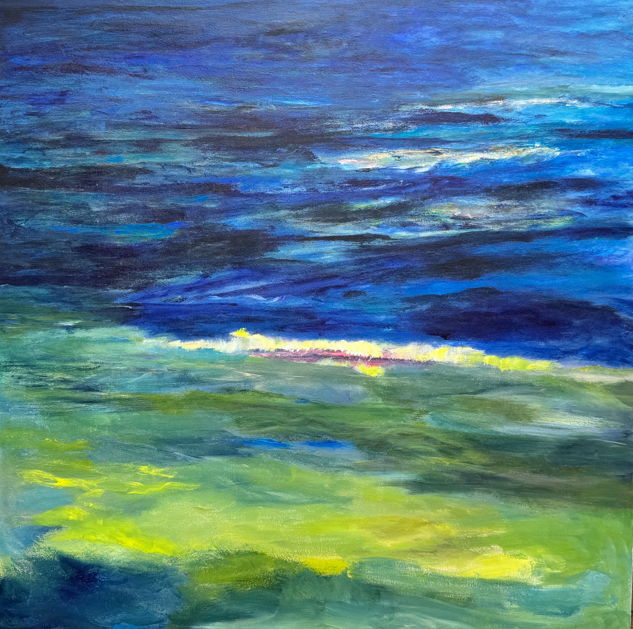 acrylic painting on canvas